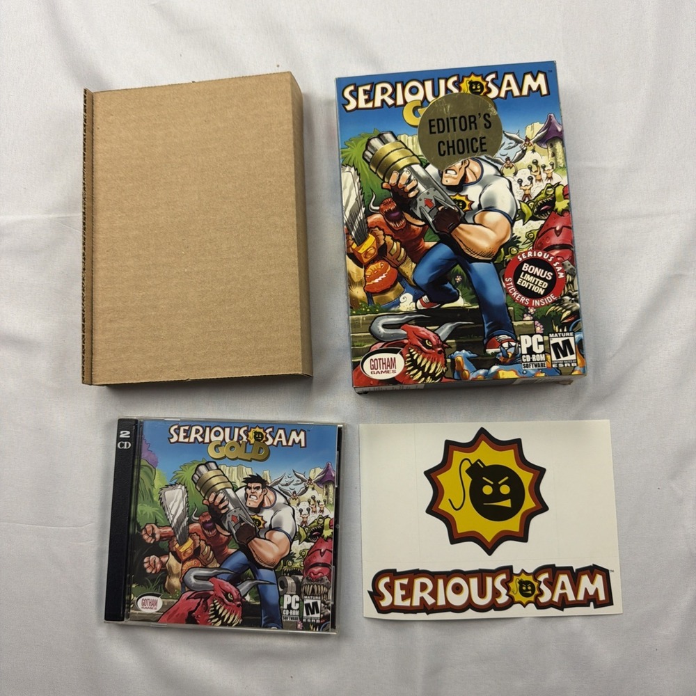 Serious Sam: Gold (PC, 2003) USA VERSION! AUTHENTIC!